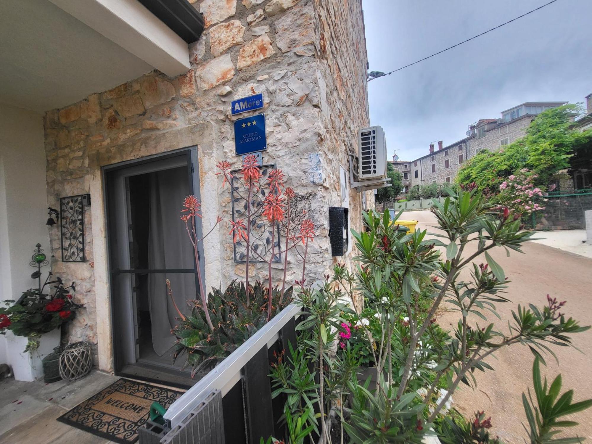 Villa Amore Radini Istrian Romantic Studio With Private Parking And Terrace Brtonigla Exterior foto